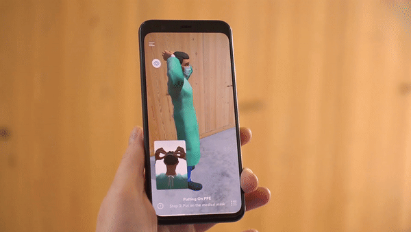 WHO Academy AR Training demo